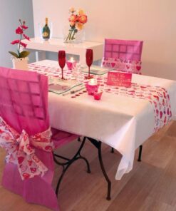 Nappe blanche unie rouleau intissé 120cm 10M