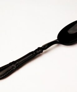 10 Grande cuillère noir de service pelle candy bar baroque