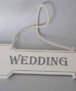 Flèche directionnel en bois mariage 