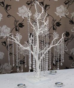 Arbre à voeux souhaits mariage BLANC 1M