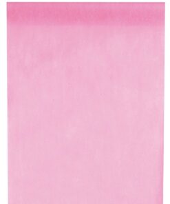 Chemin de table jetable intissé ROSE 10M 30cm