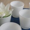 Location vase photophore bougeoir vase blanc H7,5cm