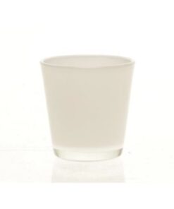 Location vase photophore bougeoir vase blanc H7,5cm