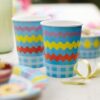 Gobelet couleurs festives (x 8) printemps