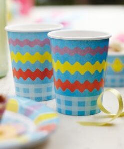 Gobelet couleurs festives (x 8) printemps