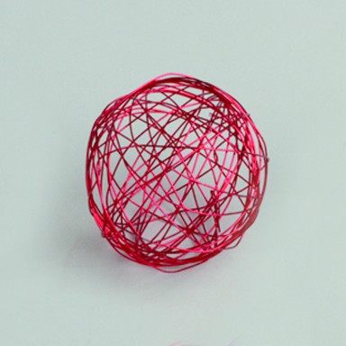 Boule deco metal 6 cm rouge (x 6) Boule deco metal 6 cm rouge (x 6)