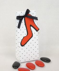 Pochette dragées mariage chaussure talon aiguille