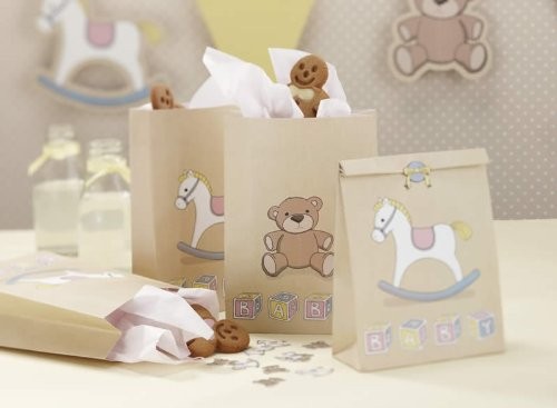 5 pochettes cadeaux cheval à bascule sachets baby shower 5 pochettes cadeaux cheval à bascule sachets baby shower