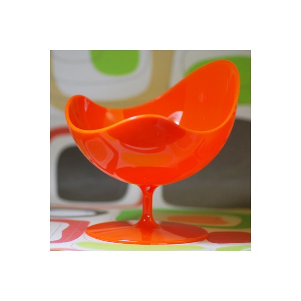5 Verrines Design Orange "ball chair" buffet traiteur 5 Verrines Design Orange "ball chair" buffet traiteur
