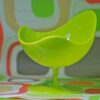 5 Verrines design fauteuil vert lime plastique ball chair