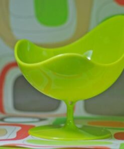 5 Verrines design fauteuil vert lime plastique ball chair