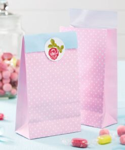5 pochettes cadeau DIY vintage rose shabby