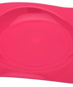12 assiettes design rose fuchsia vaisselle reutilisable