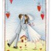 Paquet de Mouchoirs mariés amoureux bisou