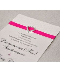 2 petites boucle attache strass diamant coeur breloque