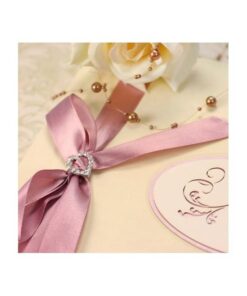 2 petites boucle attache strass diamant coeur breloque