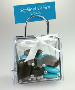 Sacs pvc Marque place Pochon dragées porte photo