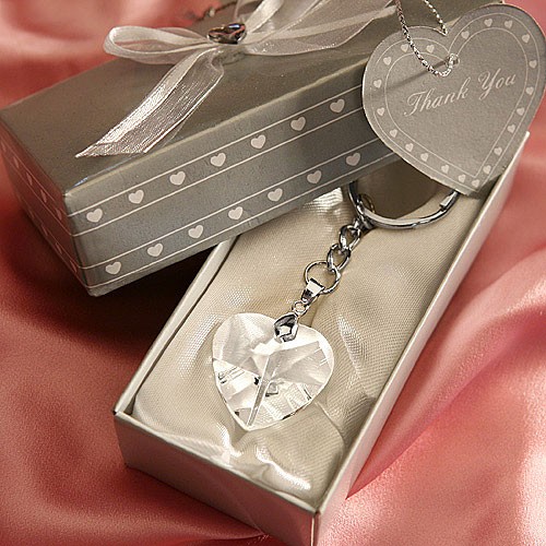 Porte clés coeur cristal cadeau invité mariage romantique Porte clés coeur cristal cadeau invité mariage romantique