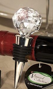 Bouchon bouteille cristal thème boule de golf