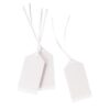 10 Etiquettes marque place dentelle blanche ruban