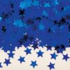 Confettis en forme d'étoile, bleu roi
