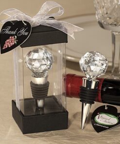 Bouchon bouteille cristal thème boule de golf