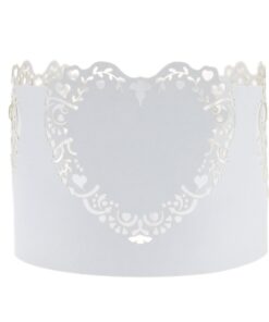 10 ronds de serviette mariage Vintage Romance Coeur