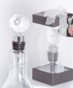 Bouchon bouteille cristal thème boule de golf