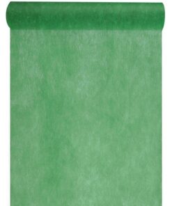 Chemin de table marron chocolat en intisse 10M