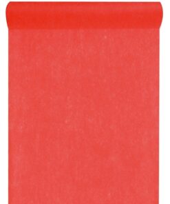 Chemin de table marron chocolat en intisse 10M
