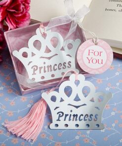 Marque page princesse cadeau invité baptême