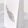 Lanterne mariage Photophore Plume (x6)