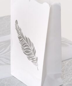 Lanterne mariage Photophore Plume (x6)