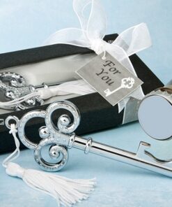 Joli décapsuleur clé vintage pompon cadeau
