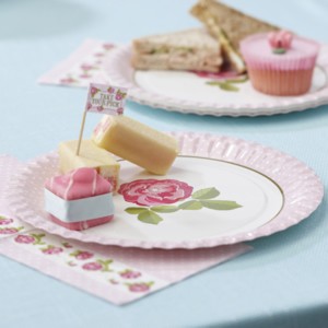 20 Piques drapeaux gâteaux vintage rose fleurs 20 Piques drapeaux gâteaux vintage rose fleurs