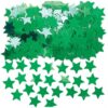 Confettis étoile vert carvanal anniversaire