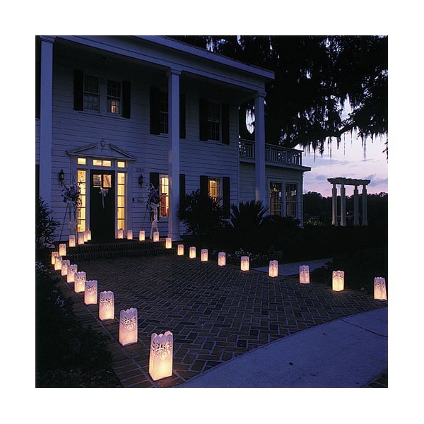 Lanterne mariage Photophore Plume (x6) Lanterne mariage Photophore Plume (x6)