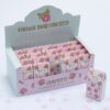 Confettis papier biodégradables coeur rose blanc
