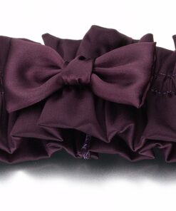 Jarretière mariage prune accessoire mariée