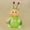 Figurine Coccinelle sunet Baptême Vert anis H5cm