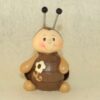 Figurine Coccinelle Baptême naissance chocolat H5cm