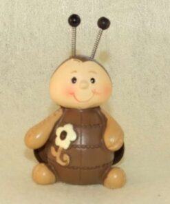 Figurine Coccinelle Baptême naissance chocolat H5cm