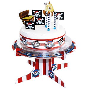 Kit decors gâteau bougies aniversaire pirate Kit decors gâteau bougies aniversaire pirate