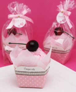 boite cupcake serviette éponge cupcake cadeau invité