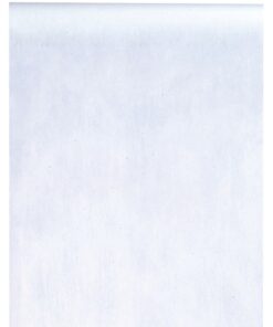 Chemin de table uni blanc intissé 30cm 10M
