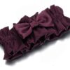 Jarretière mariage prune accessoire mariée