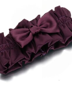 Jarretière mariage prune accessoire mariée
