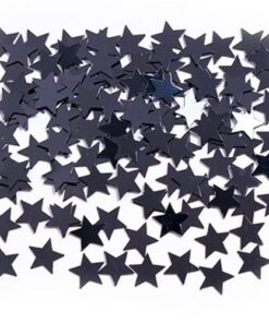 Confettis étoiles à parsemer, noir