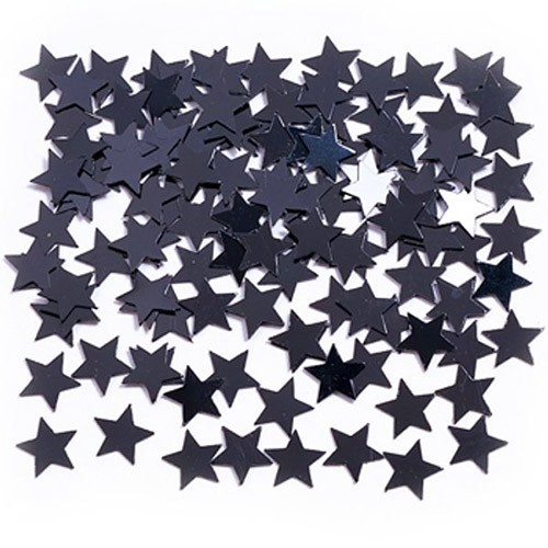 Confettis étoiles à parsemer, noir Confettis étoiles à parsemer, noir