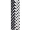 Pailles en papier noir et blanc à pois